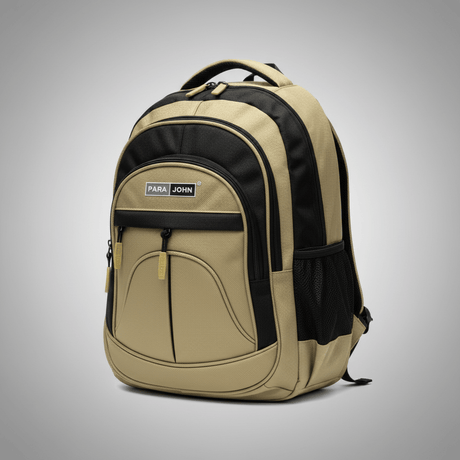 Parajohn Luxury Black & Gold Polyester School Backpack 18 Inch – Fashionable School Bag with Spacious Compartments - Al Kabayel Discount CentreParajohn Luxury Black & Gold Polyester School Backpack 18 Inch – Fashionable School Bag with Spacious CompartmentsSchool BagsPARAJOHNAl Kabayel Discount Centre