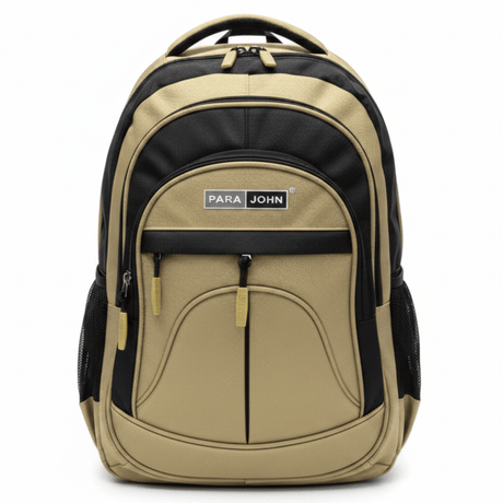 Parajohn Luxury Black & Gold Polyester School Backpack 18 Inch – Fashionable School Bag with Spacious Compartments - Al Kabayel Discount CentreParajohn Luxury Black & Gold Polyester School Backpack 18 Inch – Fashionable School Bag with Spacious CompartmentsSchool BagsPARAJOHNAl Kabayel Discount Centre