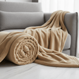 Parajohn Plush Comfort Fleece Blanket, All - Season Use – 160×220 cm, Elegant Light Brown - Al Kabayel Discount CentreParajohn Plush Comfort Fleece Blanket, All - Season Use – 160×220 cm, Elegant Light BrownBeddingPARAJOHNAl Kabayel Discount Centre