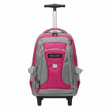 Parajohn Rolling Grey & Fushia Polyester Trolley Backpack 16 Inch – Wheeled School Bag with Adjustable Handle for Easy Travel - Al Kabayel Discount CentreParajohn Rolling Grey & Fushia Polyester Trolley Backpack 16 Inch – Wheeled School Bag with Adjustable Handle for Easy TravelSchool BagsPARAJOHNAl Kabayel Discount Centre