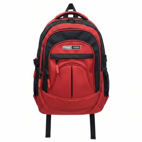 Parajohn Smart Red & Black Polyester School Backpack 18 Inch – Modern Lightweight School Bag for Everyday Use - Al Kabayel Discount CentreParajohn Smart Red & Black Polyester School Backpack 18 Inch – Modern Lightweight School Bag for Everyday UseSchool BagsPARAJOHNAl Kabayel Discount Centre