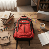 Parajohn Smart Red & Black Polyester School Backpack 18 Inch – Modern Lightweight School Bag for Everyday Use - Al Kabayel Discount CentreParajohn Smart Red & Black Polyester School Backpack 18 Inch – Modern Lightweight School Bag for Everyday UseSchool BagsPARAJOHNAl Kabayel Discount Centre