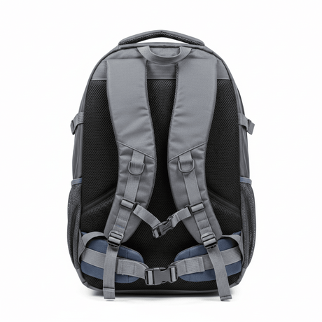 Parajohn Trail Grey & Navy Blue Polyester Mountain Backpack 24 Inch – High Capacity Travel Backpack for Adventure Use - Al Kabayel Discount CentreParajohn Trail Grey & Navy Blue Polyester Mountain Backpack 24 Inch – High Capacity Travel Backpack for Adventure UseBackpacksPARAJOHNAl Kabayel Discount Centre