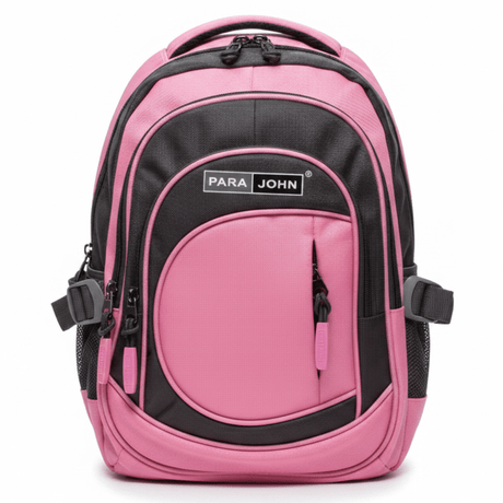 Parajohn Trendy Grey & Pink Polyester School Backpack 14 Inch – Lightweight Comfortable School Bag for Girls with Multiple Pockets - Al Kabayel Discount CentreParajohn Trendy Grey & Pink Polyester School Backpack 14 Inch – Lightweight Comfortable School Bag for Girls with Multiple PocketsSchool BagsPARAJOHNAl Kabayel Discount Centre