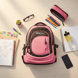 Parajohn Trendy Grey & Pink Polyester School Backpack 14 Inch – Lightweight Comfortable School Bag for Girls with Multiple Pockets - Al Kabayel Discount CentreParajohn Trendy Grey & Pink Polyester School Backpack 14 Inch – Lightweight Comfortable School Bag for Girls with Multiple PocketsSchool BagsPARAJOHNAl Kabayel Discount Centre