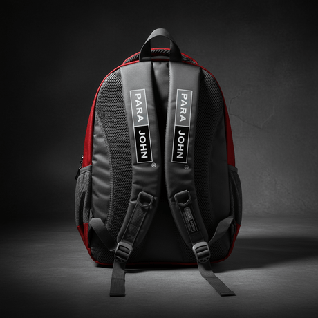 Parajohn Unique Red & Grey Polyester School Backpack 18 Inch – Eye - Catching Design with Large Storage Space - Al Kabayel Discount CentreParajohn Unique Red & Grey Polyester School Backpack 18 Inch – Eye - Catching Design with Large Storage SpaceSchool BagsPARAJOHNAl Kabayel Discount Centre