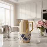 Parati 1L Vacuum Flask – Beige | Gold & Blue Floral - Al Kabayel Discount CentreParati 1L Vacuum Flask – Beige | Gold & Blue FloralThermosPARATIAl Kabayel Discount Centre