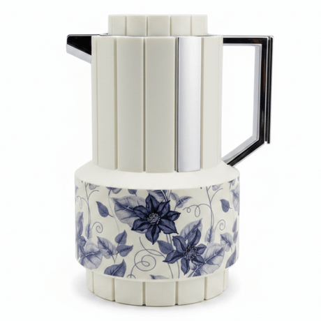 Parati 1L Vacuum Flask – Off White | Silver & Blue Floral - Al Kabayel Discount CentreParati 1L Vacuum Flask – Off White | Silver & Blue FloralThermosPARATIAl Kabayel Discount Centre