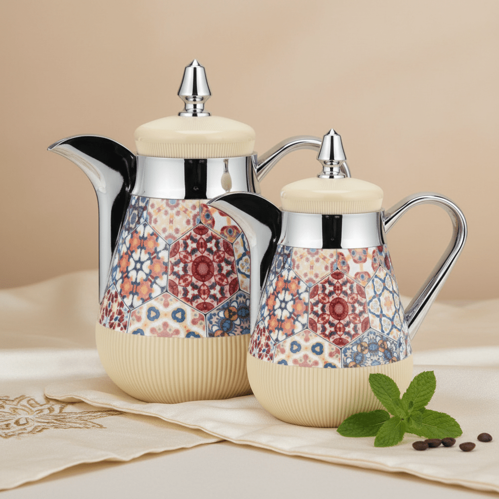 Parati Arabesque Vacuum Flask – Thermal Dallah – 0.35L & 0.5L - Al Kabayel Discount CentreParati Arabesque Vacuum Flask – Thermal Dallah – 0.35L & 0.5LThermosPARATIAl Kabayel Discount Centre