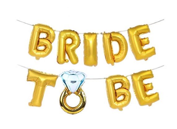 Party Fun BRIDE TO BE Foil Ballon Kit, 1pc - 14" & 8pcs 16", Gold - Al Kabayel Discount CentreParty Fun BRIDE TO BE Foil Ballon Kit, 1pc - 14" & 8pcs 16", GoldParty SuppliesPARTY FUNAl Kabayel Discount Centre