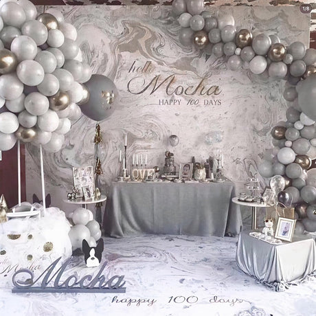 PARTY FUN Chrome Balloons 40 Pcs – Elegant Gray Party Collection - Al Kabayel Discount CentrePARTY FUN Chrome Balloons 40 Pcs – Elegant Gray Party CollectionParty SuppliesPARTY FUNAl Kabayel Discount Centre