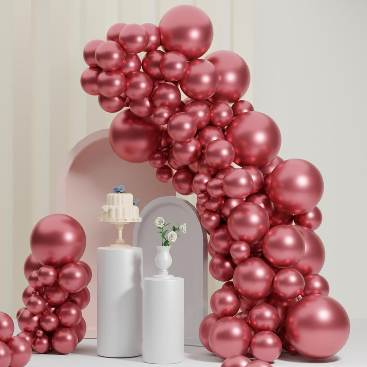 PARTY FUN Chrome Balloons 40 Pcs – Metallic Red Party Décor - Al Kabayel Discount CentrePARTY FUN Chrome Balloons 40 Pcs – Metallic Red Party DécorParty SuppliesPARTY FUNAl Kabayel Discount Centre