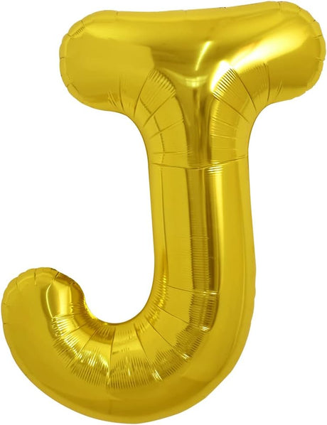 PARTY FUN Gold Foil Balloon Letter "J" 80cm – Fun Party Supply for Celebrations - Al Kabayel Discount CentrePARTY FUN Gold Foil Balloon Letter "J" 80cm – Fun Party Supply for CelebrationsParty SuppliesPARTY FUNAl Kabayel Discount Centre