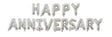 Party Fun HAPPY ANNIVERSARY Foil Ballon Kit 16" Each, Siver - Al Kabayel Discount CentreParty Fun HAPPY ANNIVERSARY Foil Ballon Kit 16" Each, SiverParty SuppliesPARTY FUNAl Kabayel Discount Centre