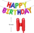 Party Fun HAPPY BIRTHDAY Foil Ballon Kit 16" Each, Multicolour - Al Kabayel Discount CentreParty Fun HAPPY BIRTHDAY Foil Ballon Kit 16" Each, MulticolourParty SuppliesPARTY FUNAl Kabayel Discount Centre