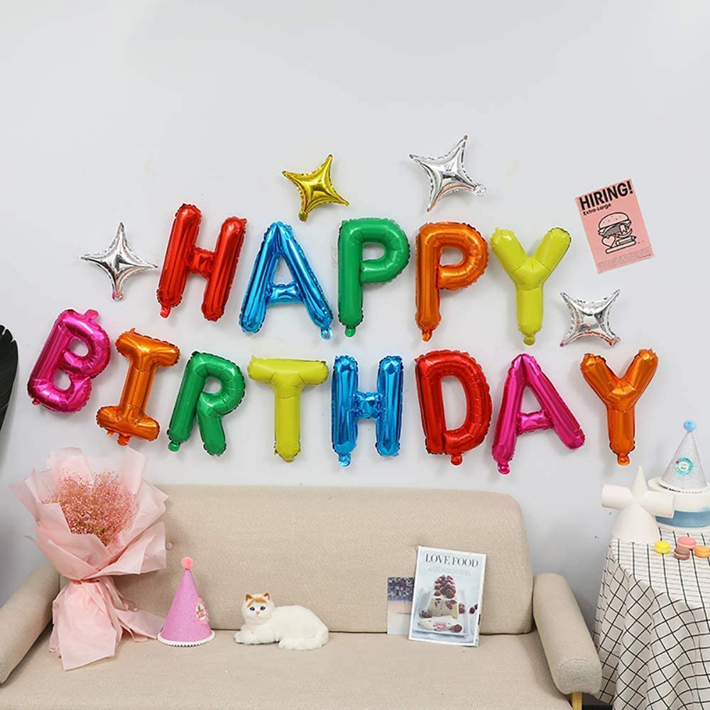 Party Fun HAPPY BIRTHDAY Foil Ballon Kit 16" Each, Multicolour - Al Kabayel Discount CentreParty Fun HAPPY BIRTHDAY Foil Ballon Kit 16" Each, MulticolourParty SuppliesPARTY FUNAl Kabayel Discount Centre