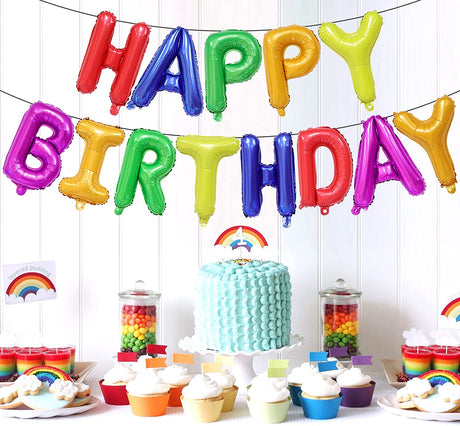 Party Fun HAPPY BIRTHDAY Foil Ballon Kit 16" Each, Multicolour - Al Kabayel Discount CentreParty Fun HAPPY BIRTHDAY Foil Ballon Kit 16" Each, MulticolourParty SuppliesPARTY FUNAl Kabayel Discount Centre