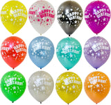 PARTY FUN Standard Balloons 40 Pcs – “Happy Birthday” Printed Mix - Al Kabayel Discount CentrePARTY FUN Standard Balloons 40 Pcs – “Happy Birthday” Printed MixParty SuppliesPARTY FUNAl Kabayel Discount Centre