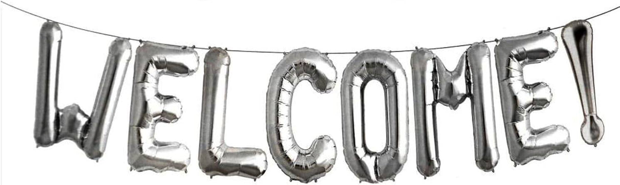 Party Fun WELCOME! Foil Ballon Kit 16" Each, Silver - Al Kabayel Discount CentreParty Fun WELCOME! Foil Ballon Kit 16" Each, SilverParty SuppliesPARTY FUNAl Kabayel Discount Centre
