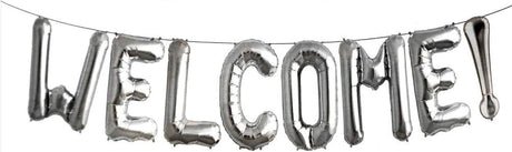 Party Fun WELCOME! Foil Ballon Kit 16" Each, Silver - Al Kabayel Discount CentreParty Fun WELCOME! Foil Ballon Kit 16" Each, SilverParty SuppliesPARTY FUNAl Kabayel Discount Centre