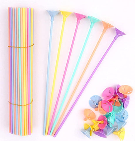 Party Palace 50pcs Ballon Stick 40cm, Muticolor - Al Kabayel Discount CentreParty Palace 50pcs Ballon Stick 40cm, MuticolorParty SuppliesPARTY PALACEAl Kabayel Discount Centre