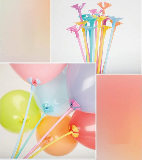 Party Palace 50pcs Ballon Stick 40cm, Muticolor - Al Kabayel Discount CentreParty Palace 50pcs Ballon Stick 40cm, MuticolorParty SuppliesPARTY PALACEAl Kabayel Discount Centre