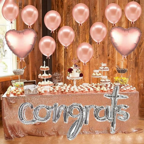 Party Palace Congrats Foil Ballon 112cm, Silver - Al Kabayel Discount CentreParty Palace Congrats Foil Ballon 112cm, SilverParty SuppliesPARTY PALACEAl Kabayel Discount Centre