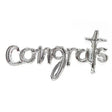 Party Palace Congrats Foil Ballon 112cm, Silver - Al Kabayel Discount CentreParty Palace Congrats Foil Ballon 112cm, SilverParty SuppliesPARTY PALACEAl Kabayel Discount Centre