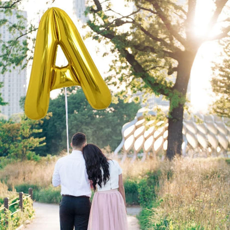 PARTY POINT Gold Foil Balloon Letter "A" 80cm – Birthday & Event Decoration - Al Kabayel Discount CentrePARTY POINT Gold Foil Balloon Letter "A" 80cm – Birthday & Event DecorationParty SuppliesPARTY POINTAl Kabayel Discount Centre