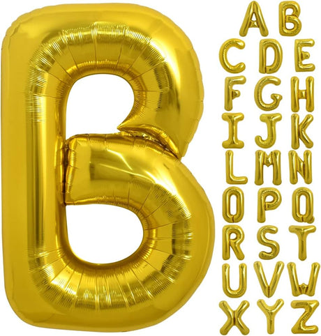 PARTY POINT Gold Foil Balloon Letter "B" 80cm – Party Supplies for Celebrations - Al Kabayel Discount CentrePARTY POINT Gold Foil Balloon Letter "B" 80cm – Party Supplies for CelebrationsParty SuppliesPARTY POINTAl Kabayel Discount Centre