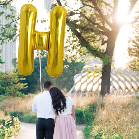PARTY POINT Gold Foil Balloon Letter "H" 80cm – Helium Compatible Party Balloon - Al Kabayel Discount CentrePARTY POINT Gold Foil Balloon Letter "H" 80cm – Helium Compatible Party BalloonParty SuppliesPARTY POINTAl Kabayel Discount Centre