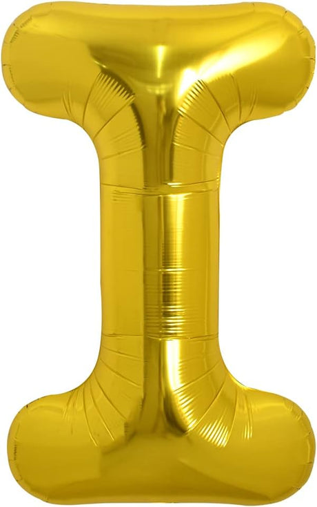 PARTY POINT Gold Foil Balloon Letter "I" 80cm – Shimmering Gold Party Decoration - Al Kabayel Discount CentrePARTY POINT Gold Foil Balloon Letter "I" 80cm – Shimmering Gold Party DecorationParty SuppliesPARTY POINTAl Kabayel Discount Centre