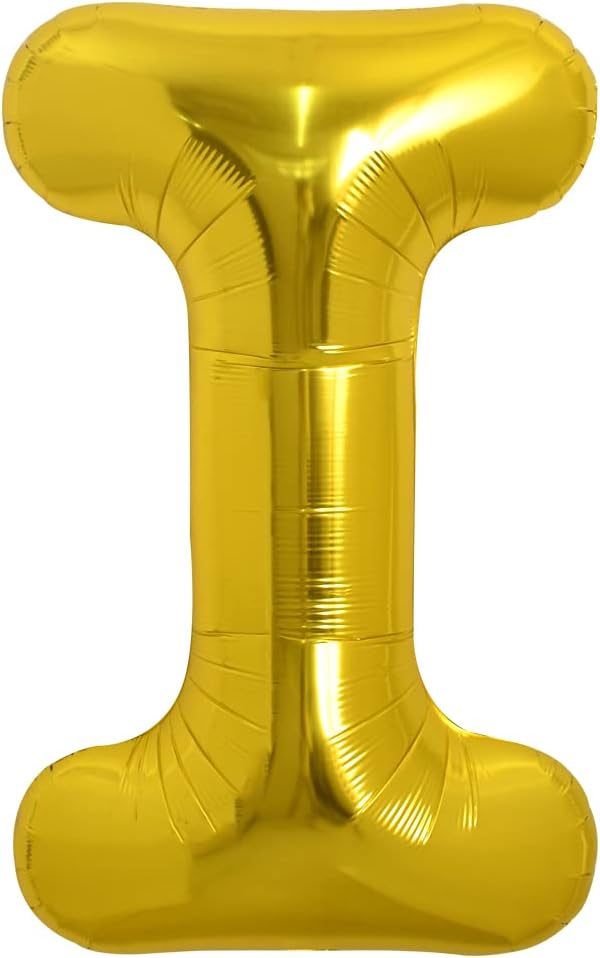 PARTY POINT Gold Foil Balloon Letter "I" 80cm – Shimmering Gold Party Decoration - Al Kabayel Discount CentrePARTY POINT Gold Foil Balloon Letter "I" 80cm – Shimmering Gold Party DecorationParty SuppliesPARTY POINTAl Kabayel Discount Centre