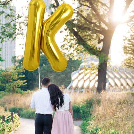 PARTY POINT Gold Foil Balloon Letter "K" 80cm – Stylish Decoration for Any Occasion - Al Kabayel Discount CentrePARTY POINT Gold Foil Balloon Letter "K" 80cm – Stylish Decoration for Any OccasionParty SuppliesPARTY POINTAl Kabayel Discount Centre