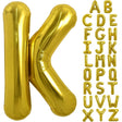 PARTY POINT Gold Foil Balloon Letter "K" 80cm – Stylish Decoration for Any Occasion - Al Kabayel Discount CentrePARTY POINT Gold Foil Balloon Letter "K" 80cm – Stylish Decoration for Any OccasionParty SuppliesPARTY POINTAl Kabayel Discount Centre