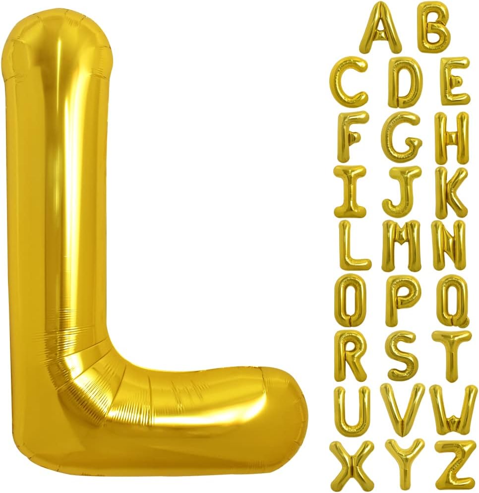 PARTY POINT Gold Foil Balloon Letter "L" 80cm – Perfect Party Balloon for Events - Al Kabayel Discount CentrePARTY POINT Gold Foil Balloon Letter "L" 80cm – Perfect Party Balloon for EventsParty SuppliesPARTY POINTAl Kabayel Discount Centre