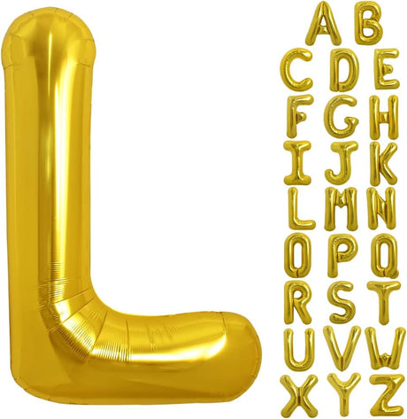 PARTY POINT Gold Foil Balloon Letter "L" 80cm – Perfect Party Balloon for Events - Al Kabayel Discount CentrePARTY POINT Gold Foil Balloon Letter "L" 80cm – Perfect Party Balloon for EventsParty SuppliesPARTY POINTAl Kabayel Discount Centre