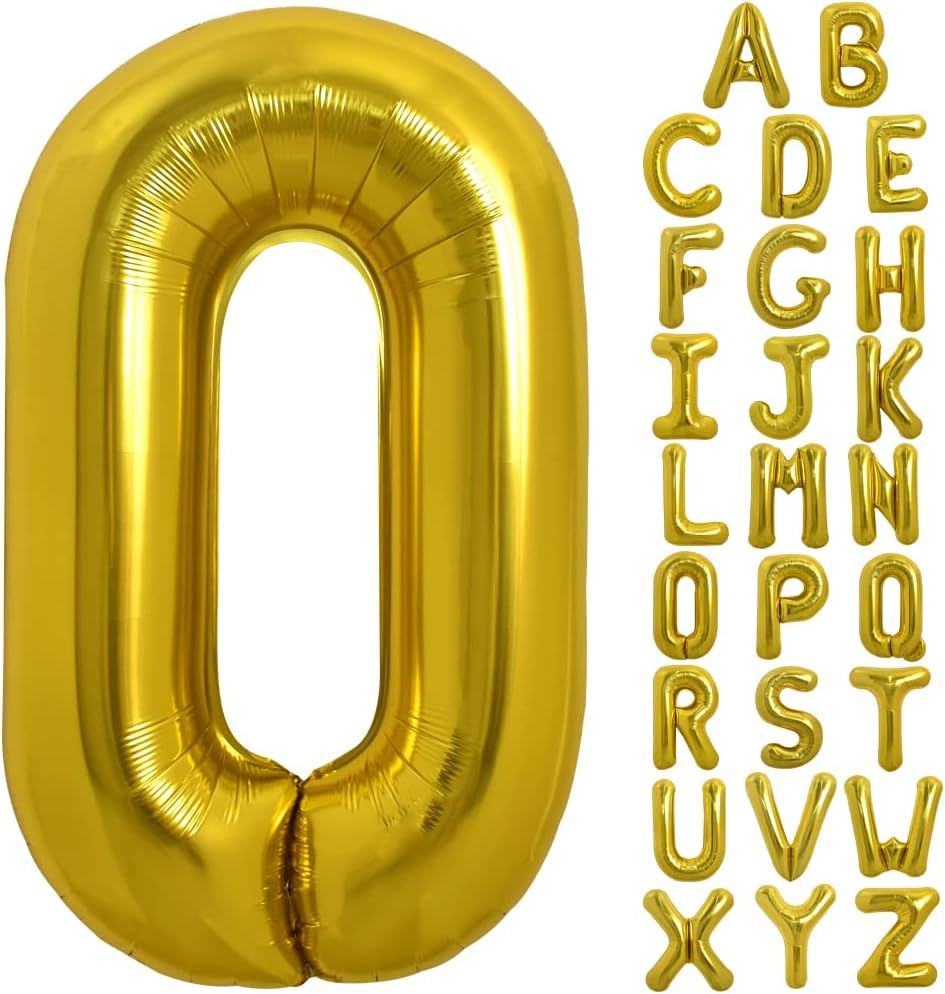 PARTY POINT Gold Foil Balloon Letter "O" 80cm – Shiny Foil Balloon for Celebrations - Al Kabayel Discount CentrePARTY POINT Gold Foil Balloon Letter "O" 80cm – Shiny Foil Balloon for CelebrationsParty SuppliesPARTY POINTAl Kabayel Discount Centre