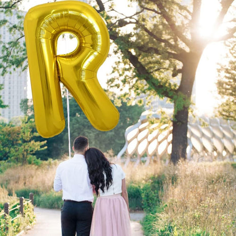 PARTY POINT Gold Foil Balloon Letter "R" 80cm – Helium Balloon for Special Events - Al Kabayel Discount CentrePARTY POINT Gold Foil Balloon Letter "R" 80cm – Helium Balloon for Special EventsParty SuppliesPARTY POINTAl Kabayel Discount Centre