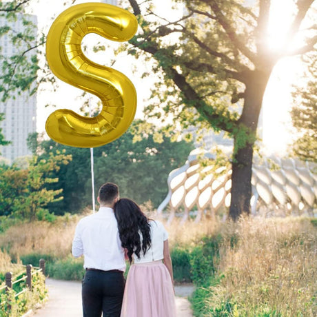 PARTY POINT Gold Foil Balloon Letter "S" 80cm – Decorative Balloon for Party Setup - Al Kabayel Discount CentrePARTY POINT Gold Foil Balloon Letter "S" 80cm – Decorative Balloon for Party SetupParty SuppliesPARTY POINTAl Kabayel Discount Centre