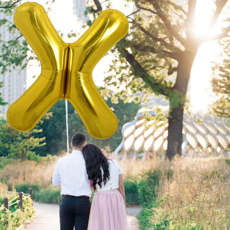 PARTY POINT Gold Foil Balloon Letter "X" 80cm – Celebration Balloon Party Supply - Al Kabayel Discount CentrePARTY POINT Gold Foil Balloon Letter "X" 80cm – Celebration Balloon Party SupplyParty SuppliesPARTY POINTAl Kabayel Discount Centre