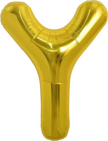 PARTY POINT Gold Foil Balloon Letter "Y" 80cm – Golden Shine Décor for Parties - Al Kabayel Discount CentrePARTY POINT Gold Foil Balloon Letter "Y" 80cm – Golden Shine Décor for PartiesParty SuppliesPARTY POINTAl Kabayel Discount Centre