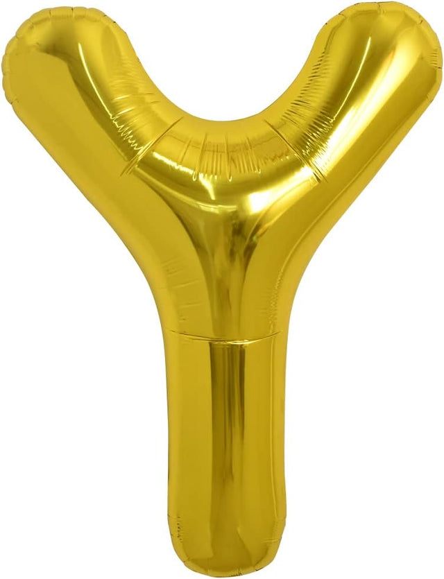 PARTY POINT Gold Foil Balloon Letter "Y" 80cm – Golden Shine Décor for Parties - Al Kabayel Discount CentrePARTY POINT Gold Foil Balloon Letter "Y" 80cm – Golden Shine Décor for PartiesParty SuppliesPARTY POINTAl Kabayel Discount Centre