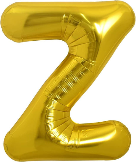 PARTY POINT Gold Foil Balloon Letter "Z" 80cm – Large Gold Party Decoration Balloon - Al Kabayel Discount CentrePARTY POINT Gold Foil Balloon Letter "Z" 80cm – Large Gold Party Decoration BalloonParty SuppliesPARTY POINTAl Kabayel Discount Centre
