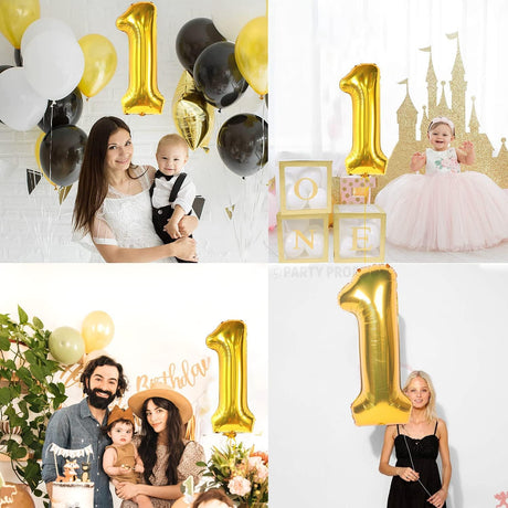 Party Point Number - 1 Foil Balloon 32", Fills with Air or Helium, Gold - Al Kabayel Discount CentreParty Point Number - 1 Foil Balloon 32", Fills with Air or Helium, GoldParty SuppliesPARTY POINTAl Kabayel Discount Centre