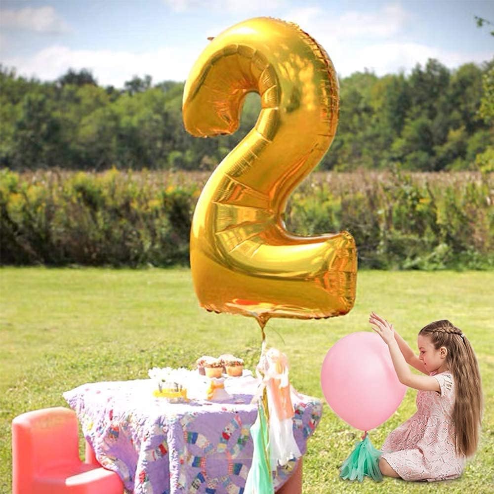 Party Point Number - 2 Foil Balloon 32", Fills with Air or Helium, Gold - Al Kabayel Discount CentreParty Point Number - 2 Foil Balloon 32", Fills with Air or Helium, GoldParty SuppliesPARTY POINTAl Kabayel Discount Centre