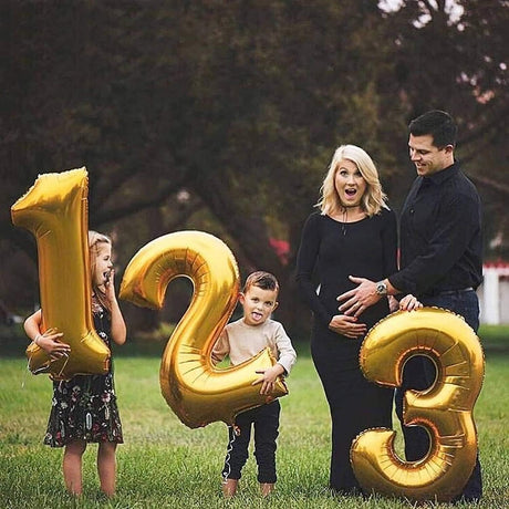 Party Point Number - 3 Foil Balloon 32", Fills with Air or Helium, Gold - Al Kabayel Discount CentreParty Point Number - 3 Foil Balloon 32", Fills with Air or Helium, GoldParty SuppliesPARTY POINTAl Kabayel Discount Centre