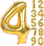 Party Point Number - 4 Foil Balloon 32", Fills with Air or Helium, Gold - Al Kabayel Discount CentreParty Point Number - 4 Foil Balloon 32", Fills with Air or Helium, GoldParty SuppliesPARTY POINTAl Kabayel Discount Centre