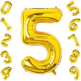 Party Point Number - 5 Foil Balloon 32", Fills with Air or Helium, Gold - Al Kabayel Discount CentreParty Point Number - 5 Foil Balloon 32", Fills with Air or Helium, GoldParty SuppliesPARTY POINTAl Kabayel Discount Centre