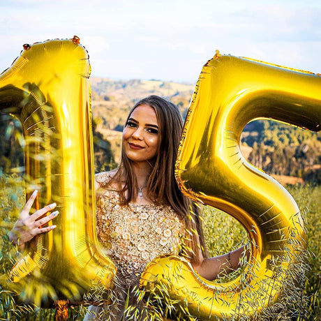 Party Point Number - 5 Foil Balloon 32", Fills with Air or Helium, Gold - Al Kabayel Discount CentreParty Point Number - 5 Foil Balloon 32", Fills with Air or Helium, GoldParty SuppliesPARTY POINTAl Kabayel Discount Centre